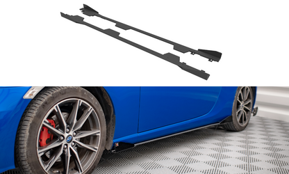 Maxton Street Pro Seitenschweller Ansatz für + Flaps Subaru BRZ Mk1  schwarz Hochglanz