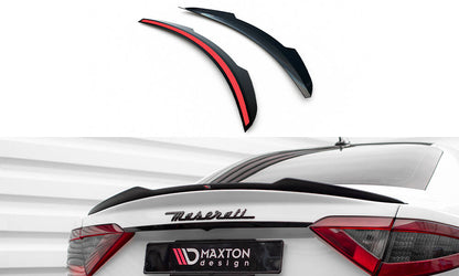 Maxton Spoiler CAP für Maserati Granturismo S Mk1 schwarz Hochglanz