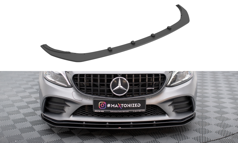 Maxton Street Pro Front Ansatz für für Mercedes-AMG C43 Coupe C205 Facelift