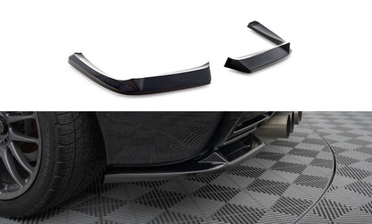 Maxton Heck Ansatz Flaps Diffusor für Chevrolet Corvette C5 schwarz Hochglanz