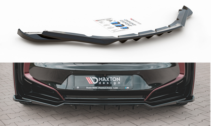 Maxton Mittlerer Diffusor Heck Ansatz DTM Look für BMW i8 Carbon Look