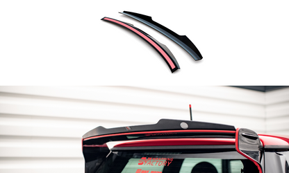 Maxton Spoiler CAP V.2 für Mini Cooper John Cooper Works R56 schwarz Hochglanz