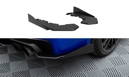 Maxton Street Pro Heck Ansatz Flaps Diffusor +Flaps für Subaru WRX STI Mk1 schwarz Hochglanz