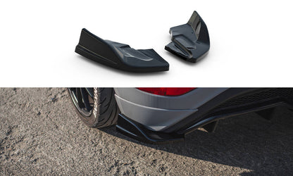 Maxton Heck Ansatz Flaps Diffusor V.2 für Ford Fiesta ST Mk7 Facelift schwarz Hochglanz
