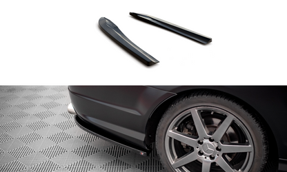 Maxton Heck Ansatz Flaps Diffusor für Mercedes-Benz C Coupe / Limousine / Kombi  AMG-Line C204 / W204 Facelift / S204 Face...