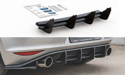 Maxton Robuste Racing Heckschürze V.1 für VW Golf 7 GTI