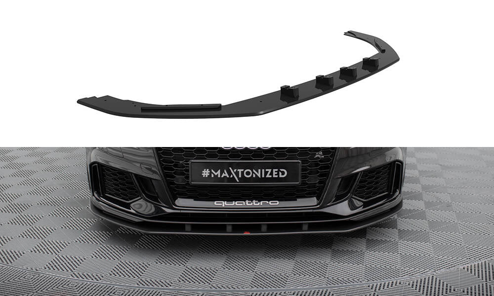 Maxton Street Pro Front Ansatz für für Audi RS3 Limousine 8V Facelift