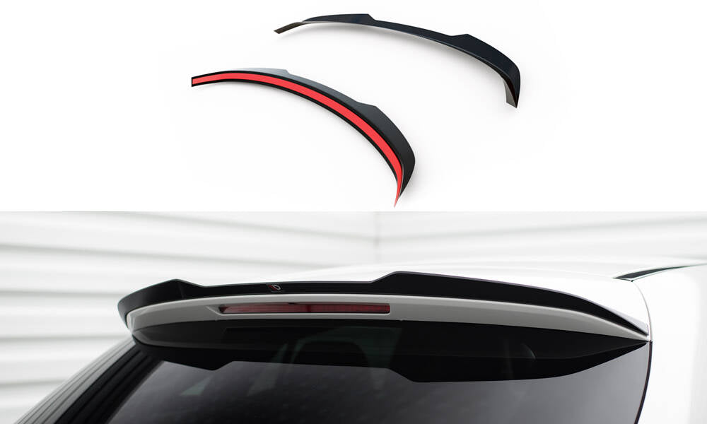 Maxton Spoiler CAP für Mercedes-Benz CLA Shooting Brake 45 AMG / AMG-Line C117 schwarz Hochglanz