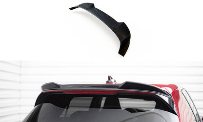 Maxton Spoiler CAP für 3D Volkswagen Golf GTI / R Mk8 schwarz Hochglanz