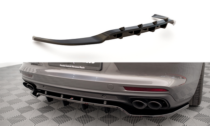 Maxton Mittlerer Diffusor Heck Ansatz DTM Look für Porsche Panamera Turbo S E-Hybrid / Panamera E-Hybrid / Panamera 4S 971...