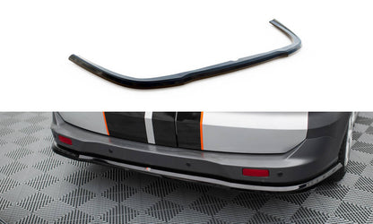 Maxton Zentrale Hinten Splitte Ford Transit Courier Mk1 schwarz Hochglanz