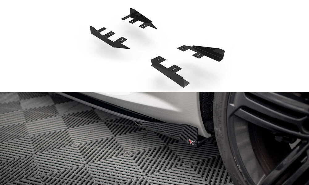 Maxton Side Flaps Volkswagen Scirocco R Mk3 schwarz Hochglanz