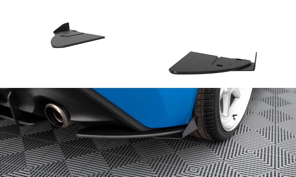 Maxton Street Pro Heck Ansatz Flaps Diffusor V.1 +Flaps für Toyota GR86 Mk1 schwarz Hochglanz