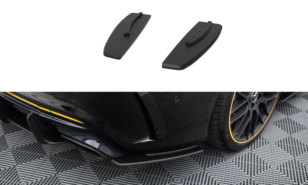 Maxton Street Pro Heck Ansatz Flaps Diffusor für Mercedes-AMG CLA 45 C117 Facelift