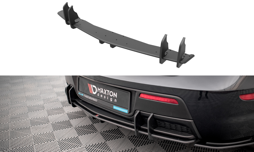 Maxton Street Pro Heckschürze für Mazda 3 MPS Mk1