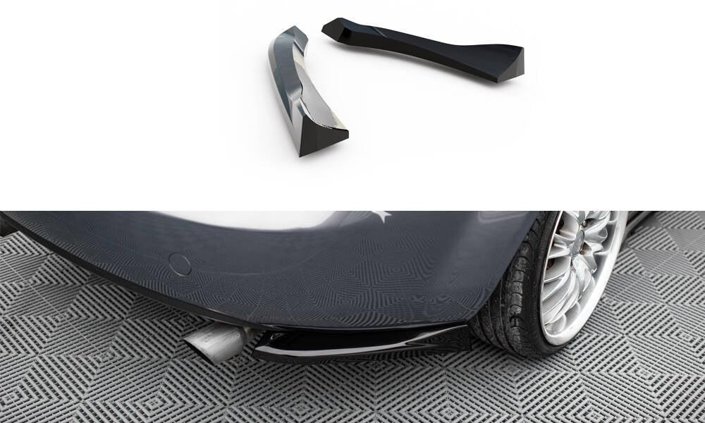 Maxton Heck Ansatz Flaps Diffusor für Mazda MX5 NC (Mk3) schwarz Hochglanz