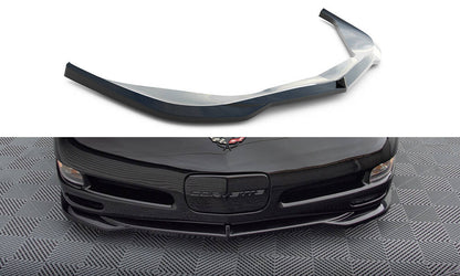 Maxton Front Ansatz für Chevrolet Corvette C5 schwarz Hochglanz