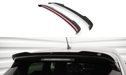 Maxton Spoiler CAP V.2 für Peugeot 208 Mk2 schwarz Hochglanz