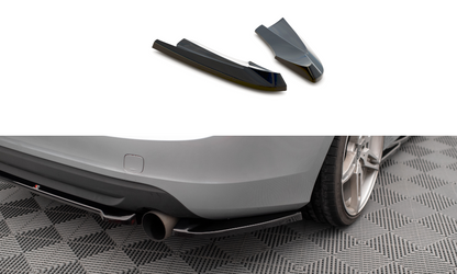 Maxton Heck Ansatz Flaps Diffusor für Volvo S60 R-Design Mk2 schwarz Hochglanz