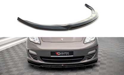 Maxton Front Ansatz V.1 für Porsche Panamera / Panamera Diesel 970 schwarz Hochglanz