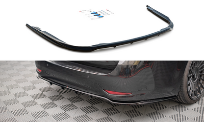 Maxton Mittlerer Diffusor Heck Ansatz DTM Look für Toyota Avensis Mk3 Facelift schwarz matt