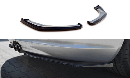 Maxton Heck Ansatz Flaps Diffusor für Porsche Boxster 987 schwarz Hochglanz