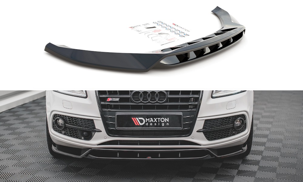 Maxton Front Ansatz für Audi SQ5 Mk1 (8R) Carbon Look