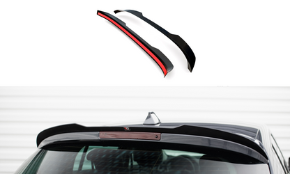 Maxton Spoiler CAP für Renault Megane GT Mk3 Facelift schwarz Hochglanz