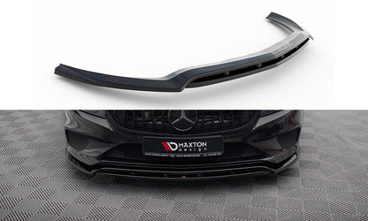 Maxton Front Ansatz für Mercedes-Benz CLS C218 Facelift schwarz Hochglanz