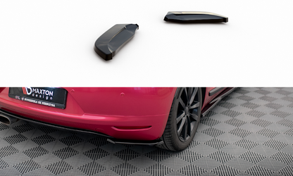 Maxton Heck Ansatz Flaps Diffusor für Volkswagen Scirocco Mk3 schwarz Hochglanz