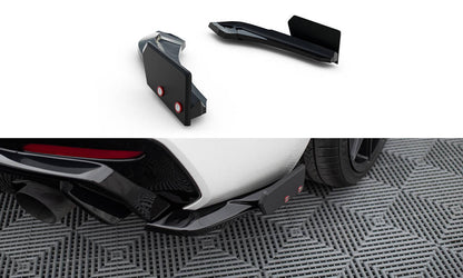 Maxton Heck Ansatz Flaps Diffusor V.5 +Flaps für BMW 1er M-Paket / M140i F20 Facelift