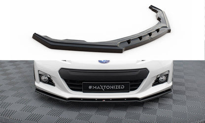 Maxton Front Ansatz V.4 für Subaru BRZ schwarz Hochglanz