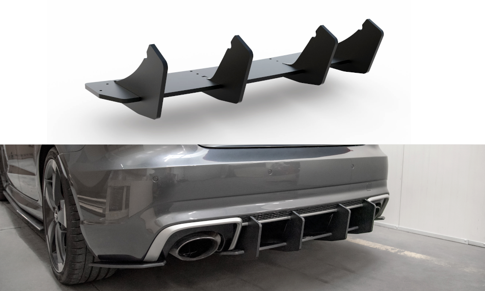 Maxton Robuste Racing Heckschürze V.2 für Audi RS3 8V Sportback