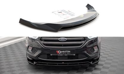 Maxton Front Ansatz V.1 für Ford Escape ST-Line Mk3 schwarz Hochglanz