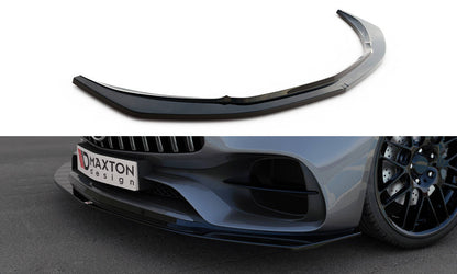 Maxton Front Ansatz für Mercedes-AMG GT S C190 Facelift schwarz Hochglanz