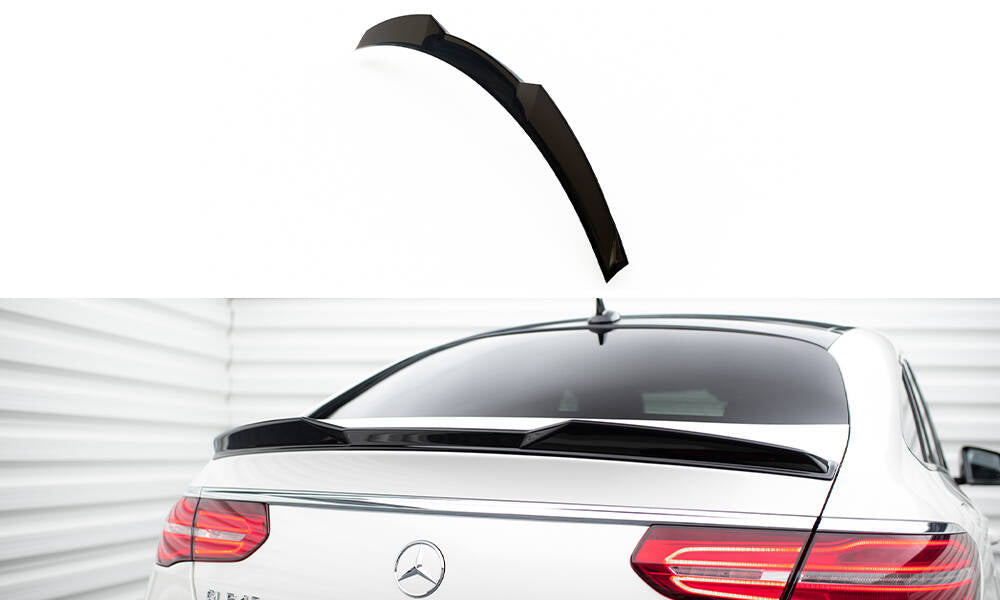 Maxton Spoiler CAP für 3D Mercedes-Benz GLE Coupe 43 AMG / AMG-Line C292 schwarz Hochglanz