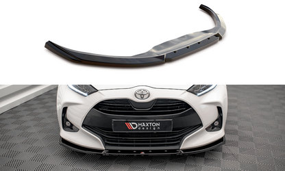 Maxton Front Ansatz V.2 für Toyota Yaris Mk4 schwarz Hochglanz