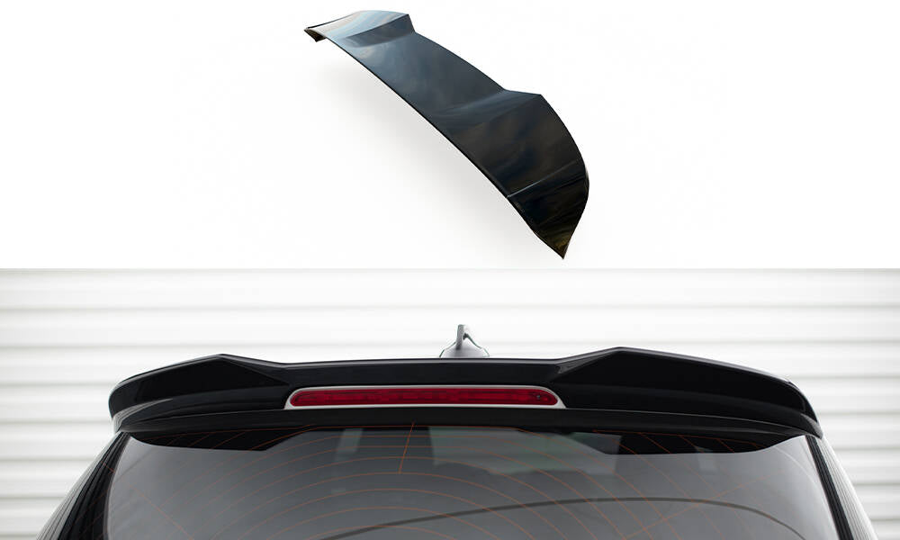 Maxton Spoiler CAP für 3D BMW 1er M-Paket / M140i / Standard F20  schwarz Hochglanz