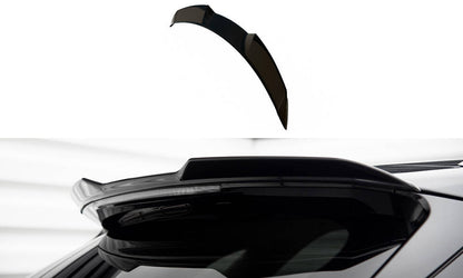 Maxton Höher Spoiler CAP für 3D Lexus RX Mk4 Facelift schwarz Hochglanz