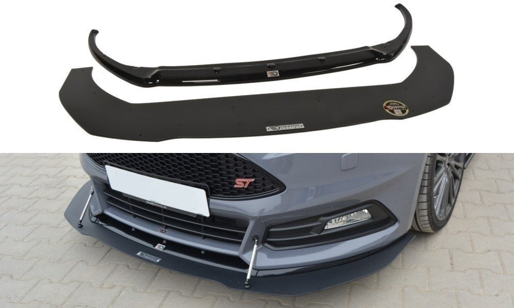 Maxton Hybrid Front Ansatz V.1 für Ford Focus ST Mk3 FL