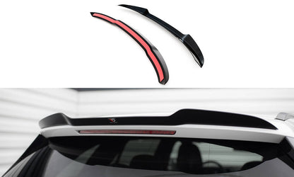 Maxton Spoiler CAP für Mercedes-Benz C Kombi AMG-Line / 43 AMG S206 schwarz Hochglanz