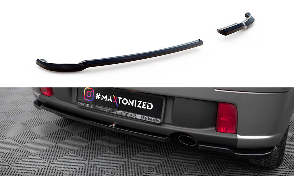 Maxton Heck Ansatz Flaps Diffusor für Toyota Yaris T-Sport Mk1 Facelift schwarz Hochglanz