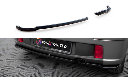 Maxton Heck Ansatz Flaps Diffusor für Toyota Yaris T-Sport Mk1 Facelift schwarz Hochglanz