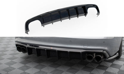 Maxton Diffusor Heck Ansatz für Audi S5 Coupe / Sportback 8T Facelift