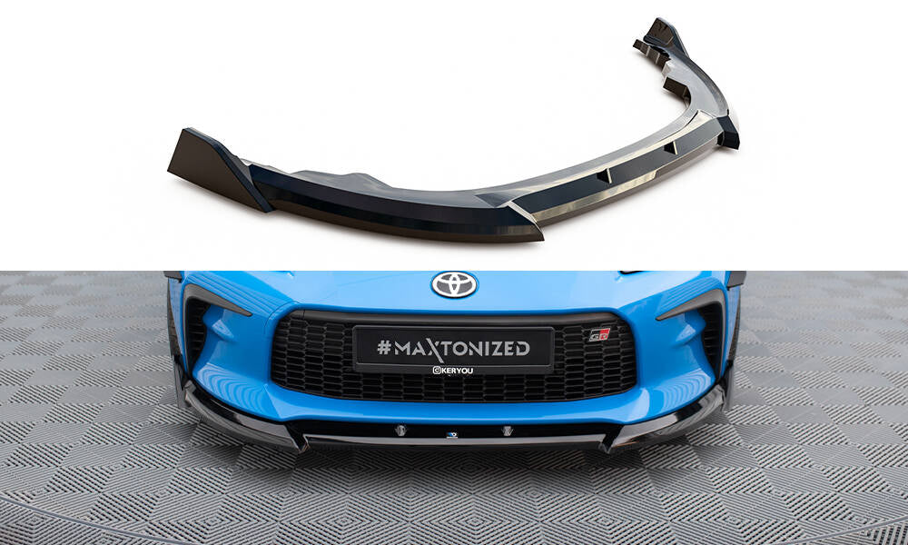 Maxton Front Ansatz V.3 für Toyota GR86 Mk1 schwarz Hochglanz