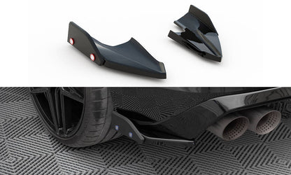 Maxton Heck Ansatz Flaps Diffusor V.5 +Flaps für Volkswagen Golf R Mk8