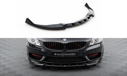 Maxton Front Ansatz für BMW Z4 M-Paket E89 Facelift schwarz Hochglanz