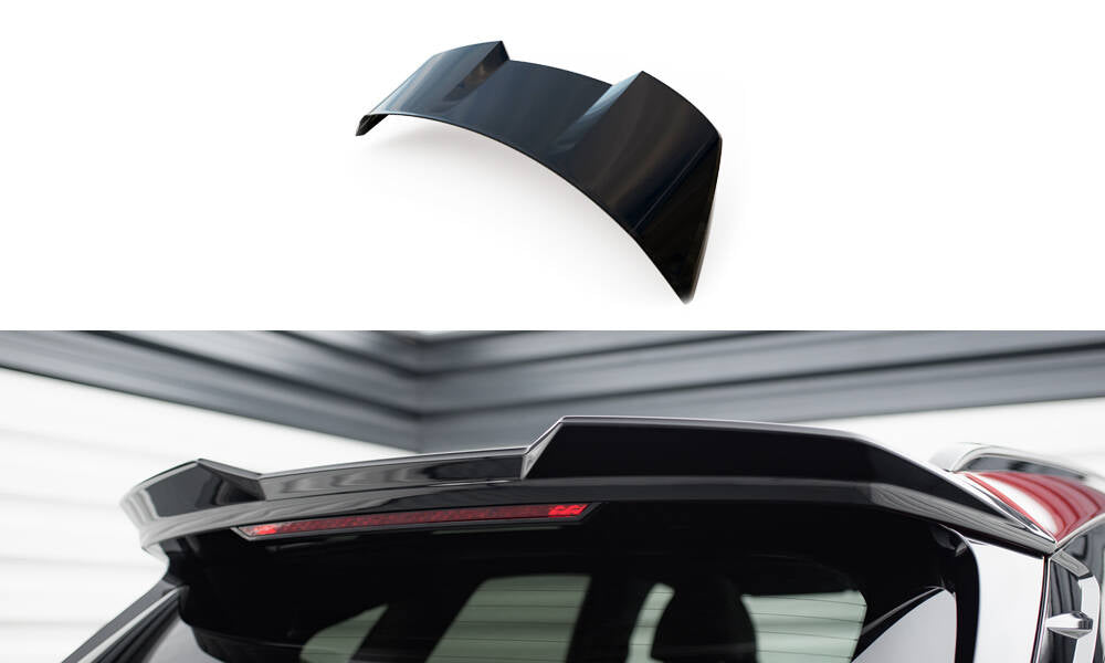 Maxton Spoiler CAP für 3D Hyundai Tucson N-Line Mk4 schwarz Hochglanz