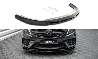 Maxton Front Ansatz V.5 für Mercedes-Benz V-Klasse AMG-Line W447 Facelift schwarz Hochglanz