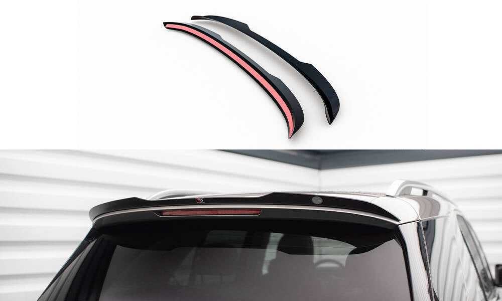 Maxton Spoiler CAP für Mercedes-Benz GLE SUV AMG-Line W167 schwarz Hochglanz